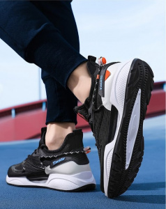 Pantofi Sport "SuperFashion HTMS-128 Black" - Img 7