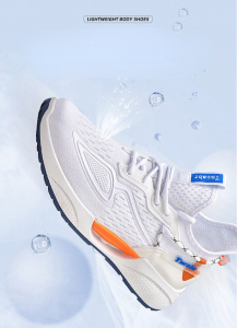 Pantofi Sport "SuperFashion HTMS-128 White" - Img 14