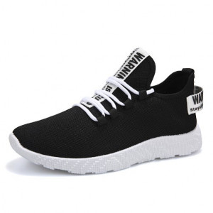 Pantofi sport "SuperFashion HTMS-47 Black White" - Img 4