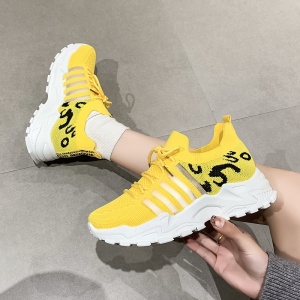 Pantofi sport "SuperFashion HTWM-37 Yellow" - Img 10