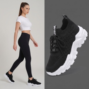 Pantofi sport "SuperFashion HTWM-39 Black"