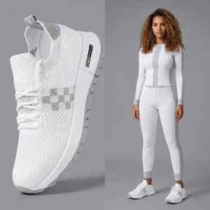 Pantofi sport "SuperFashion HTWM-41 White Gray"