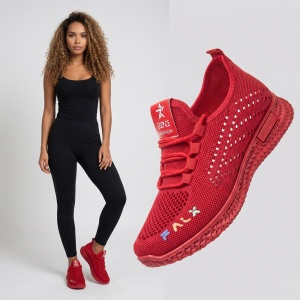Pantofi sport "SuperFashion HTWM-45 Red"