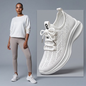 Pantofi sport "SuperFashion HTWM-54 Beige"