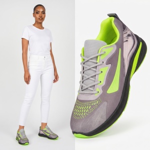 Pantofi Sport ''WE Fashion 390-2 Grey Green''