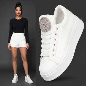 Pantofi Sport ''YiYi H203 White Silver"