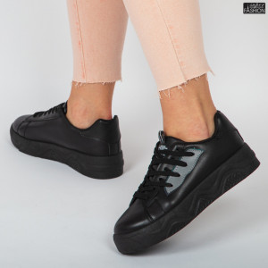 Pantofi Sport "Z Fashion 1281 Black" - Img 4