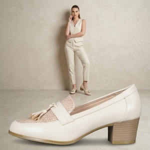 Pantofi ''YiYi YEHJ-177 Beige" - Img 3