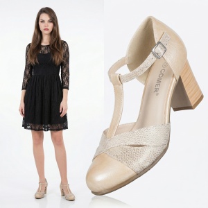 Pantofi ''YiYi YEHJ-261 Beige"