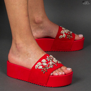 Papuci ''Lavy MM52-4 Red" - Img 2