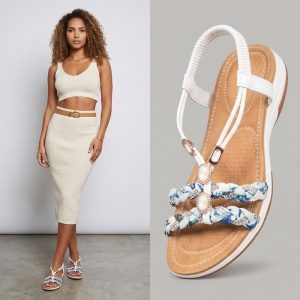 Sandale ''YiYi ZX-100 White''