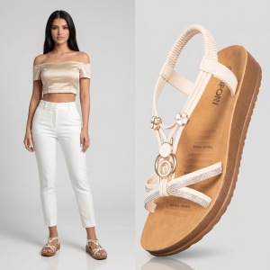 Sandale ''YiYi ZX-156 Beige''