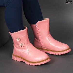 Cizme îmblănite copii ''BAO SPORT A-2 Pink'' - Img 2