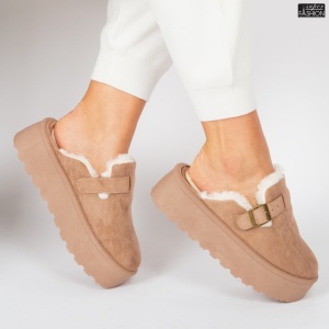 Cizme scurte Dama tip UG "Lavy Fashion SL-A15 Khaki" - Img 3