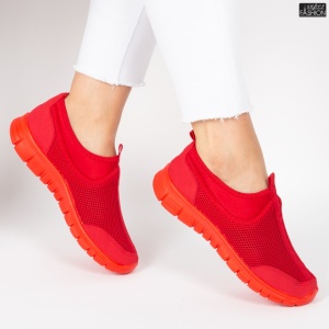Espadrile ''ALD Fashion HQ-23-95 Red" - Img 3