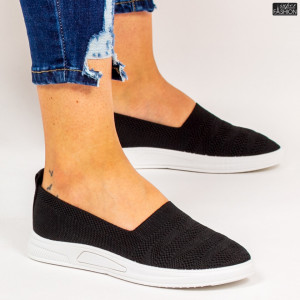 espadrile dama negre din material textil