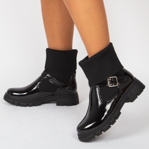 Ghete copii ''Apawwa GQ456-5 Black''