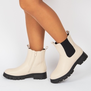 Ghete îmblănite copii ''Apawwa ND727-6 Beige'' - Img 2