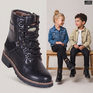 Ghete îmblănite Copii "HEROWAY 882-2 Black"