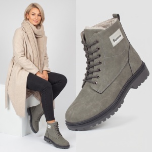 Ghete îmblănite ''Meek GK-06 Grey''