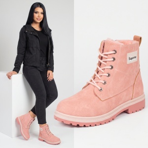 Ghete îmblănite ''Meek GK-06 Pink''