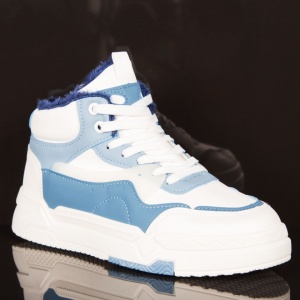 Ghete îmblanite "Z Fashion ZA6005 White Blue"