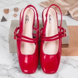 Pantofi ''ABC Fashion 902-10 Wine" - Img 4