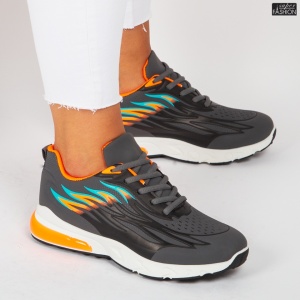 Pantofi Sport "888 Shoes 1051-5 Orange" - Img 7