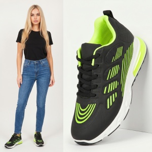 Pantofi Sport"888 Shoes 1053-3 Green" - Img 4