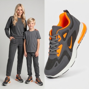 Pantofi Sport "888 Shoes 1055-5 Orange"