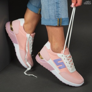 Pantofi Sport ''ALD Fashion HQ1015-73 Pink" - Img 4
