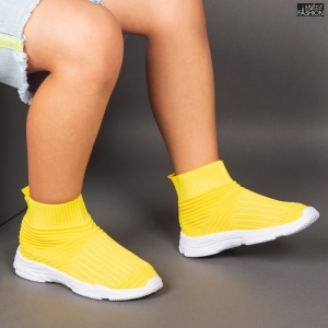 Pantofi Sport Copii ''Meek YF-101 Yellow'' - Img 2