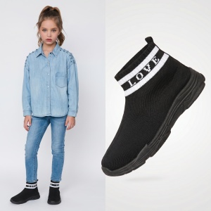 Pantofi Sport Copii ''Meek YF-102 Black''