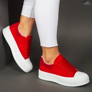 Pantofi Sport "Se7.en S022 Red'' - Img 1