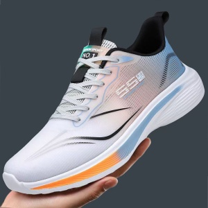 Pantofi Sport "SuperFashion 6-23 White Gray'' - Img 7
