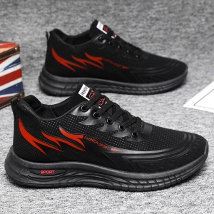Pantofi sport "SuperFashion 6-47 Black Red'' - Img 6
