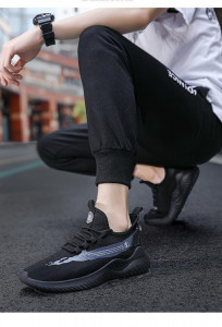 Pantofi sport "SuperFashion HTMS-09 Black" - Img 5