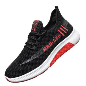 Pantofi Sport "SuperFashion HTMS-17 Black Red" - Img 2