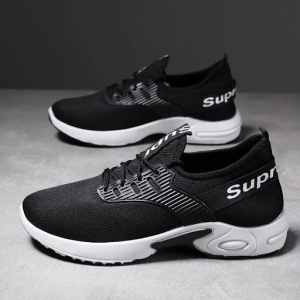 Pantofi Sport "SuperFashion HTMS-94 Black" - Img 3