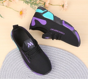 Pantofi sport "SuperFashion HTWM-7 Black Purple" - Img 5