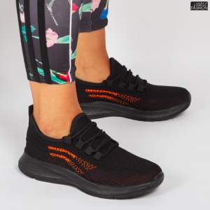 Pantofi Sport ''WE Fashion 3311D Black Orange'' - Img 2