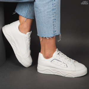 Pantofi Sport "Z Fashion 1281 All White"