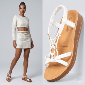 Sandale ''YiYi ZX-155 White''