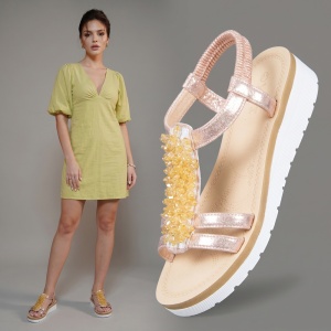 Sandale ''YiYi ZX-71 Champagne''