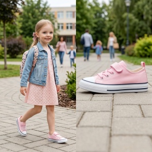 Tenisi Copii ''Apawwa RC04-06 Pink'' - Img 2