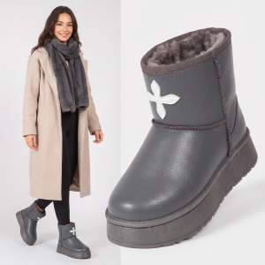 Cizme "ALD Fashion HQ-1012PU Grey"