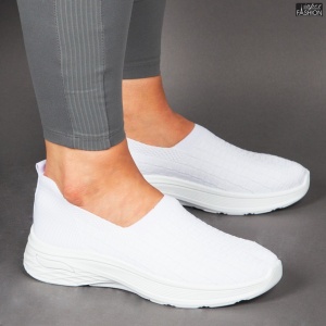 Espadrile ''ALD Fashion HQ1034-189 White" - Img 2