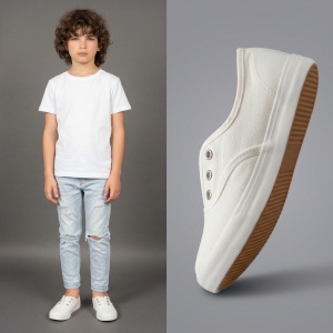 Espadrile Copii ''HEROWAY HT1029 White'' - Img 5