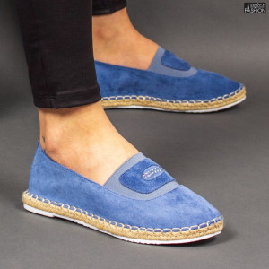espadrile dama din piele eco intoarsa