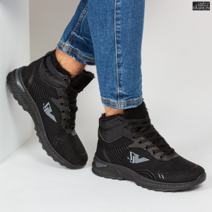Ghete îmblănite ''Meek GK-51 Black Grey''
